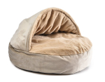 Katzenbett - 65 x 65 cm - Soft Fleece - Beige